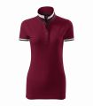 257_86 garnet koszulka polo męska krótki rękaw kontrastowe paski Collar up 256.webp
