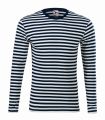 807_02 granatowa koszulka unisex długi rękaw w paski Sailor LS Malfini.webp