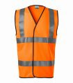 9v3_98 fluorescencyjny pomarańczowy kamizelka odblaskowa unisex bright HV.webp
