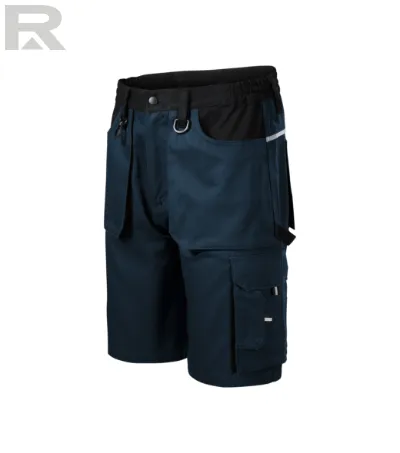 W05 spodenki szorty robocze bawełniane Rimeck szare.webp