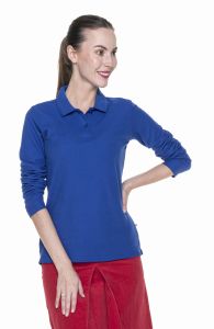 Koszulka polo damska z długim rękawem LADIES' LONG COTTON 42353 Promostars 