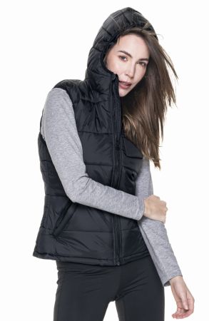 Kamizelka damska z kapturem LADIES’ STEP 68953 Crimson Cut