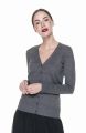 Rozpinany sweter damski w serek JASMINE 69600 Crimson Cut Promosta szary.jpg