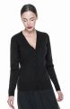 Rozpinany sweter damski w serek JASMINE 69600 Crimson Cut Promosta czarny.jpg