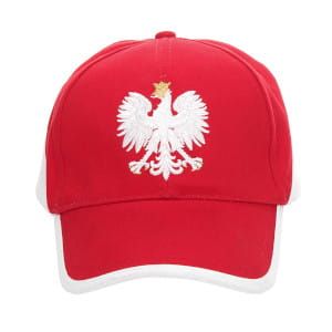 Czapka z orzełkiem patriotyczna biało czerwona RACE 31104 Promostars 