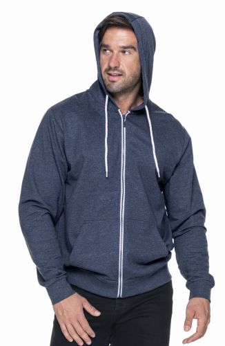 Bluza męska na zamek z kapturem HOODY 65100 Promostars granatowy melanż.jpg