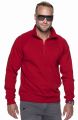 Bluza męska z krótkim zamkiem ZIPPER 65500 Promostars czerwona.jpg