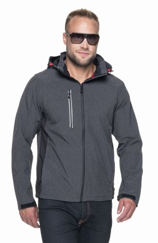 Kurtka męska softshell z kapturem MISSION 51430 Promostars szara.jpg