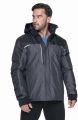 Kurtka męska jesienno-zimowa z kapturem HIKE 55520 Promostars szara.jpg