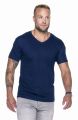 T-shirt męski w serek koszulka v-neck 22155 Promostars granatowy.jpg