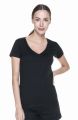 Koszulka damska t-shirt w serek LADIES' V-neck 22200 Promostars czarna.jpg