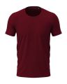 Koszulka męska dopasowana ze stretchem bawełniana ST9600_bordeaux.jpg
