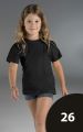 Koszulka dziecięca bawełniana T-SHIRT STANDARD KID 21159 Promostars  czarna