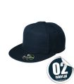 301_02 Czapka RAP 301 Malfini raperska z prostym daszkiem snapback granatowa.jpg