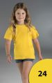 Koszulka dziecięca bawełniana T-SHIRT STANDARD KID 21159 Promostars zółta